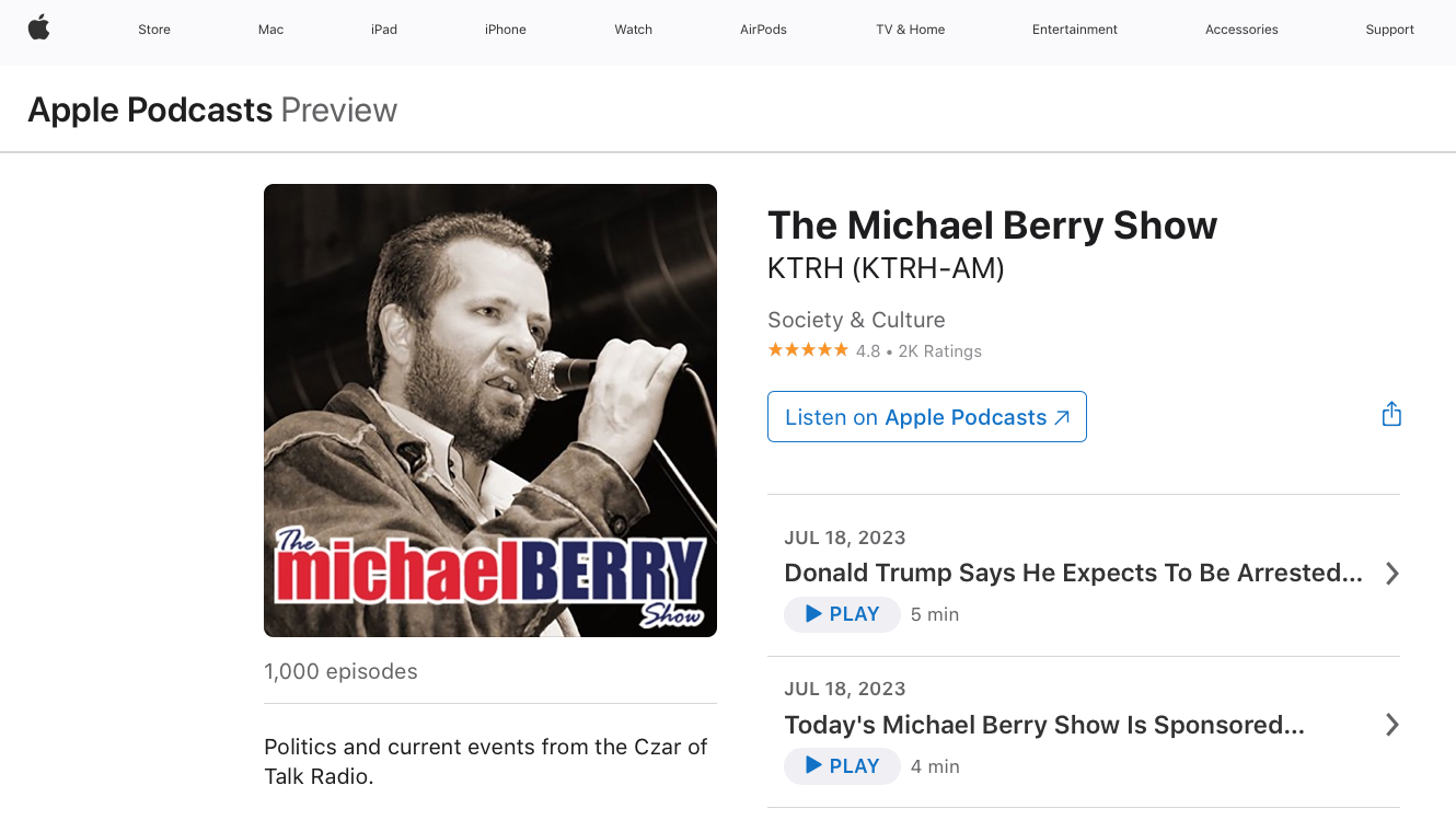 Kelly Martens on The Michael Berry Show